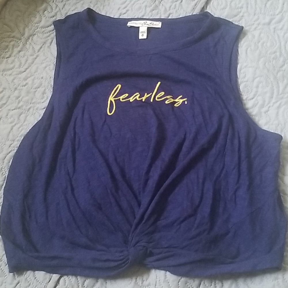 Express "Fearless" Crop Top